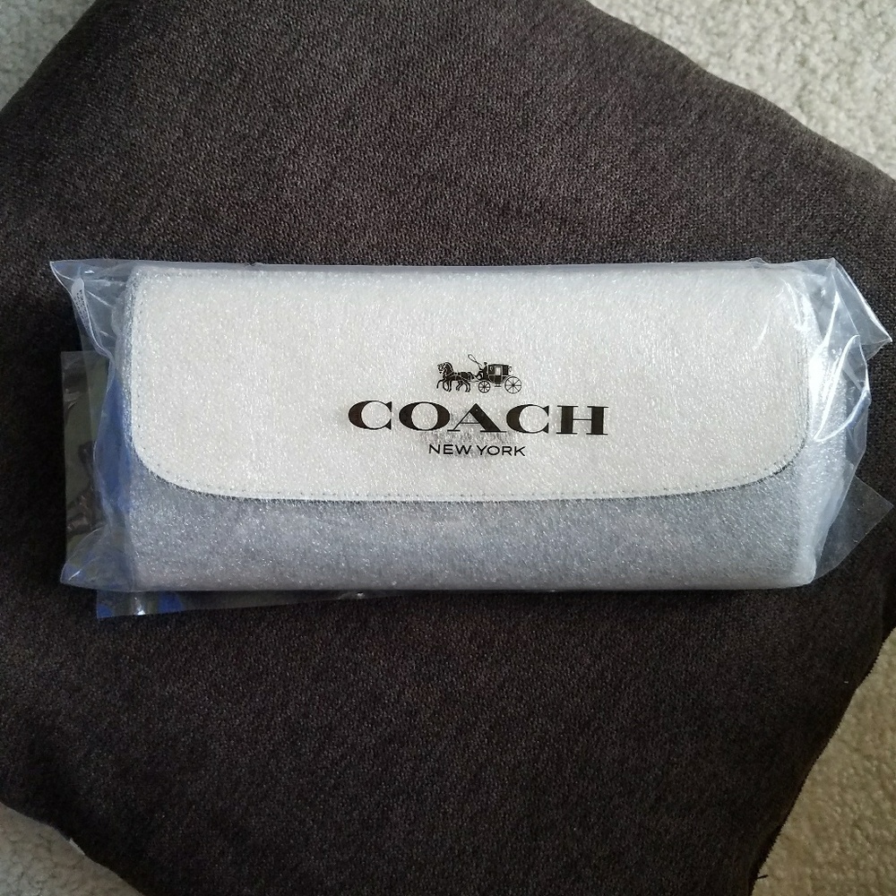 Coach wallet colorblock silver/chalk - Picture 2 of 6